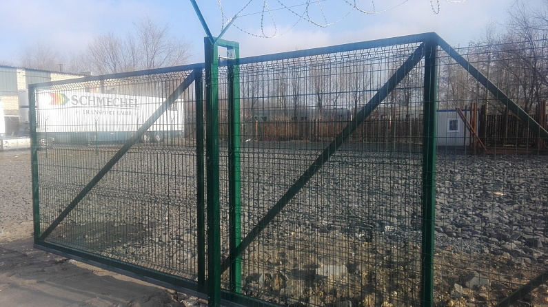 Ограждение склада ООО &quot;ПСТ-Ю&quot;